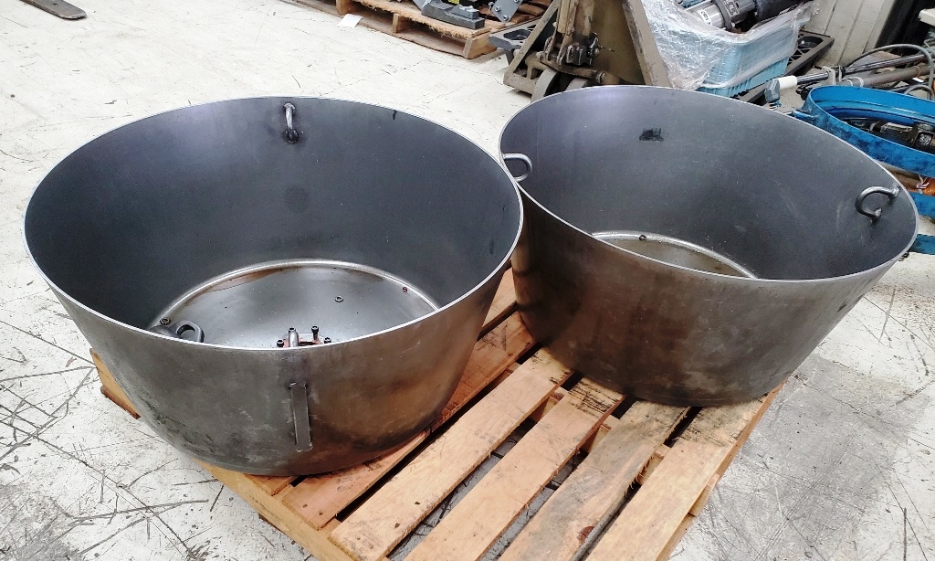 Barrett 1101-E Chip Pans Steel 8 Units