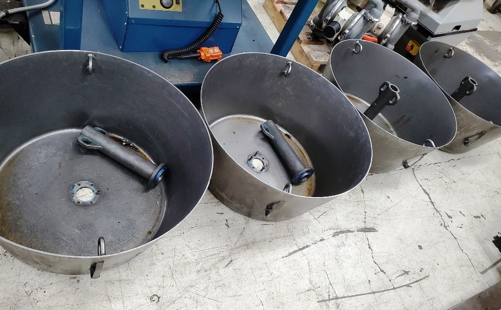Barrett 1101-E Chip Pans Steel 8 Units