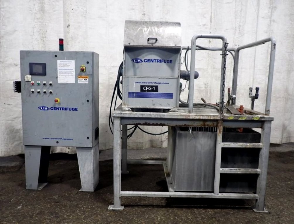 US Centrifuge Duramatic A420 selfcleaning centrifuge. Centrifuges Sanders Equipment Company