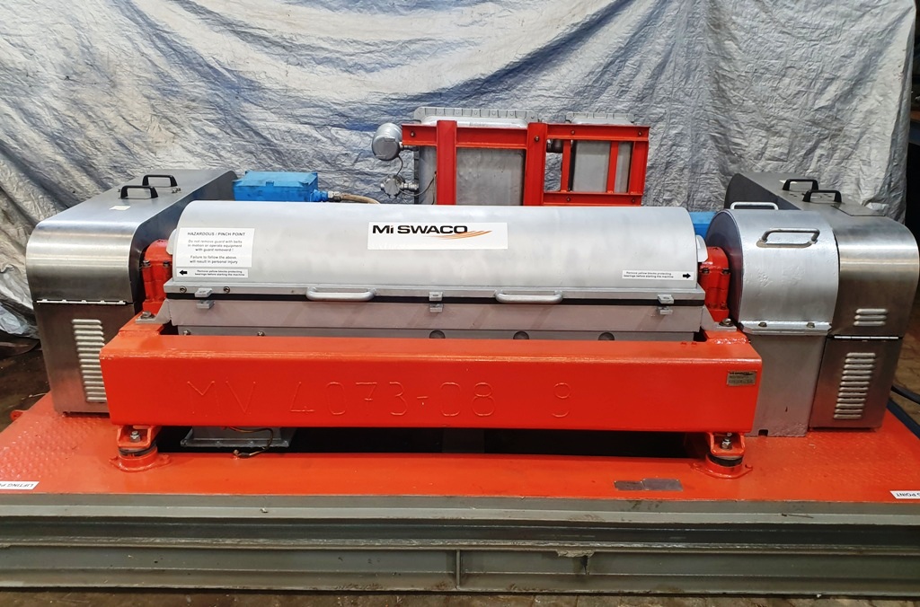 Swaco CD 518 HV oilfield decanter centrifuge, 316SS. Centrifuges