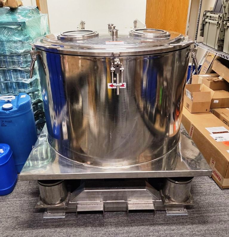 ZCP PPTD-135 hemp/ethanol extraction centrifuge, 316SS.