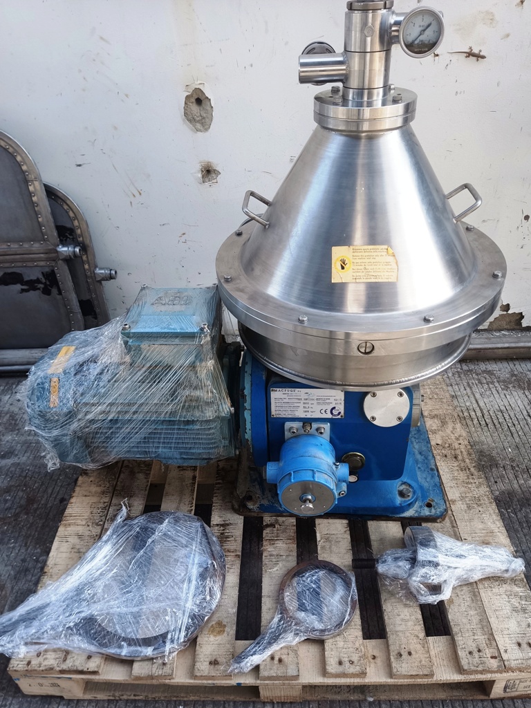 Macfuge 325 CHPT3SKP biodiesel purifier, 316SS.