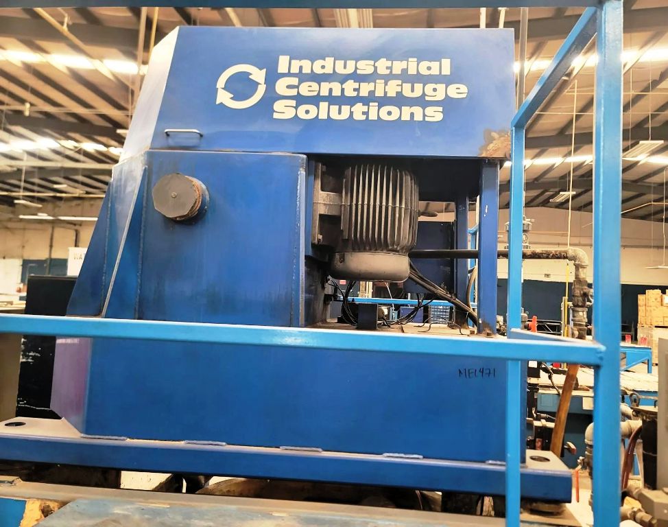 ICS 60 self-cleaning basket centrifuge.