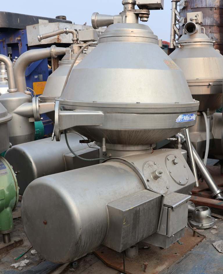 Alfa-Laval PX 80-VGV-14C hermetic refining separator, 316SS.