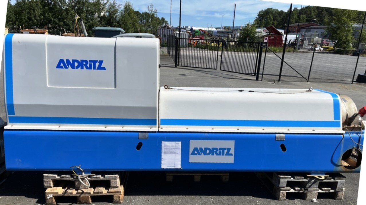 (2) Andritz D5L C30 CHP decanter centrifuges, 316L SS.