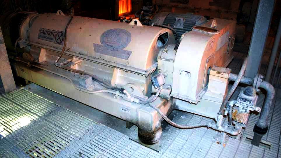 Decanter Machine 18 x 60 solid bowl decanter centrifuge, SS