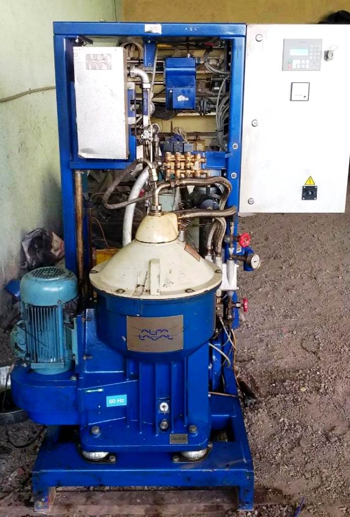 AlfaLaval S921 fuel/lube oil purifier, 316SS. Centrifuges