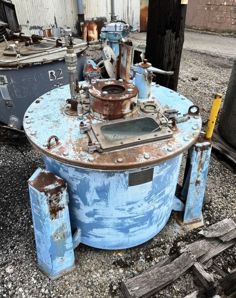 Sanborn 32 x 20 perforate basket centrifuge, Hastelloy C276.