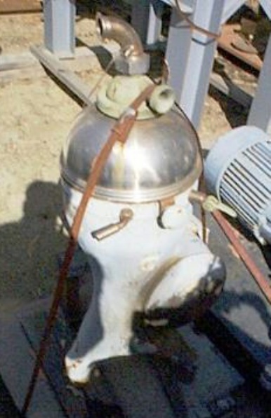 De Laval 224 hermetic separator, CS/SS bowl liner.