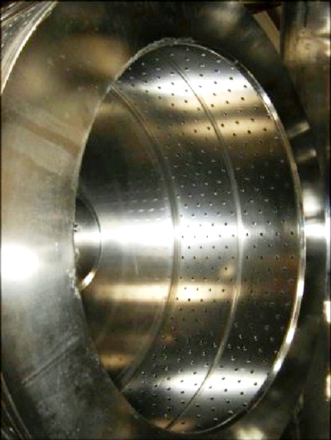 Krauss-Maffei HZ 1000 Ph peeler centrifuge, 316L SS.