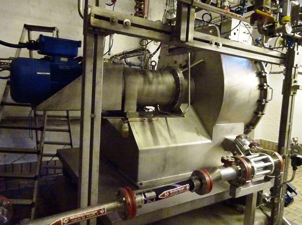 (2) GFT H-10 peeler centrifuges, 316L SS.