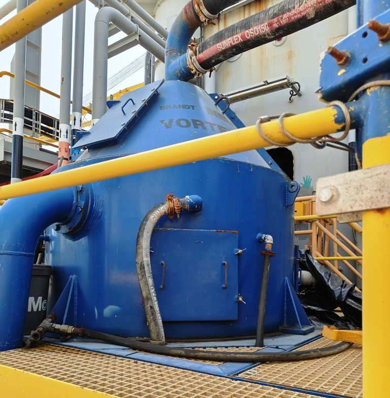 NOV/Brandt EBW-36 Vortex cuttings dryer, CS.