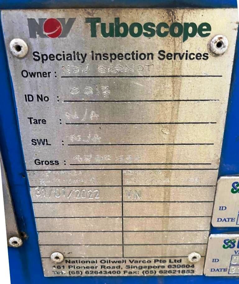 NOV/Brandt EBW-36 Vortex cuttings dryer, CS.