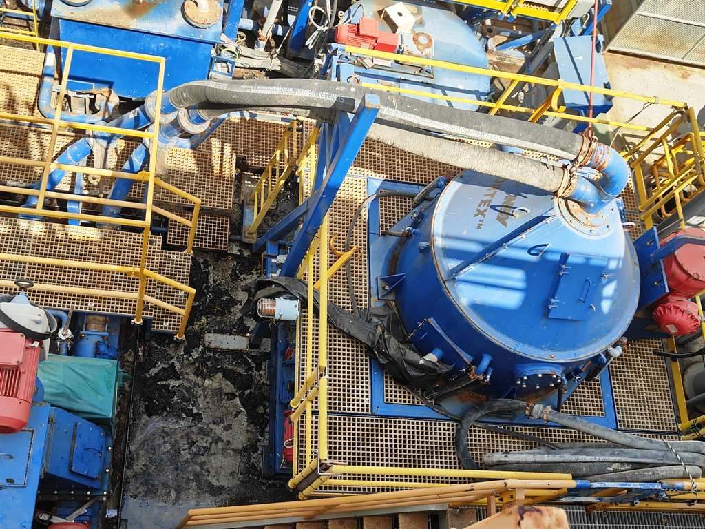 NOV/Brandt EBW-36 Vortex cuttings dryer, CS.