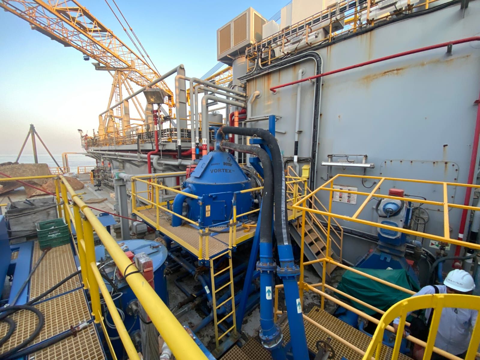 NOV/Brandt EBW-36 Vortex cuttings dryer, CS.