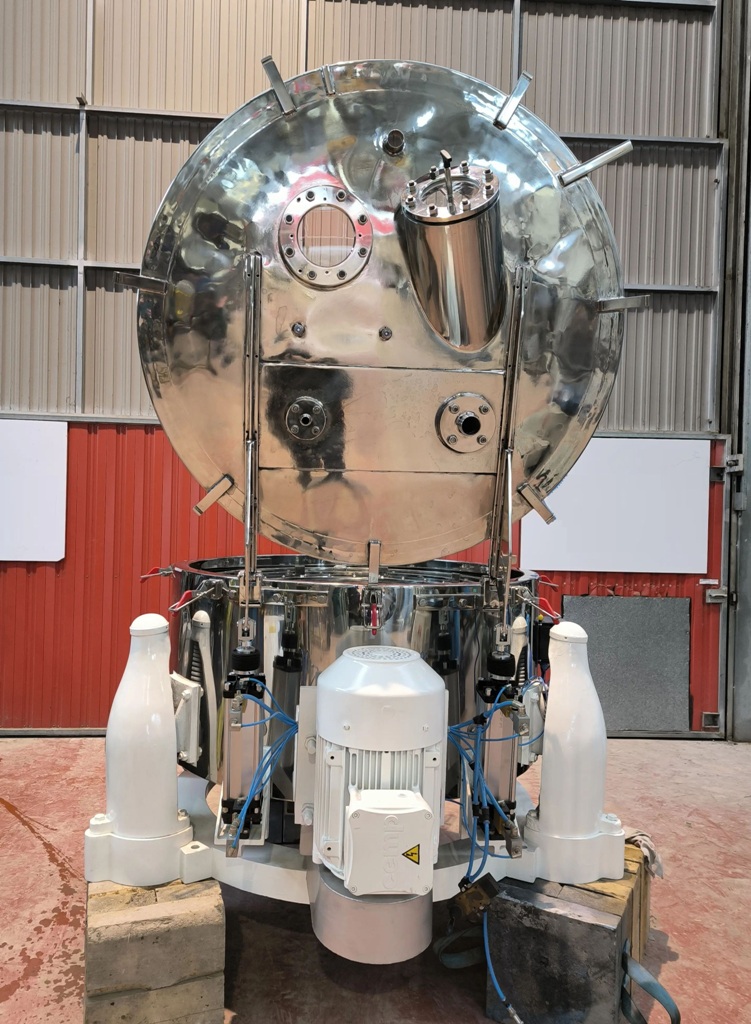 Comteifa FT-12-B ATEX perforate basket centrifuge, 316L SS.