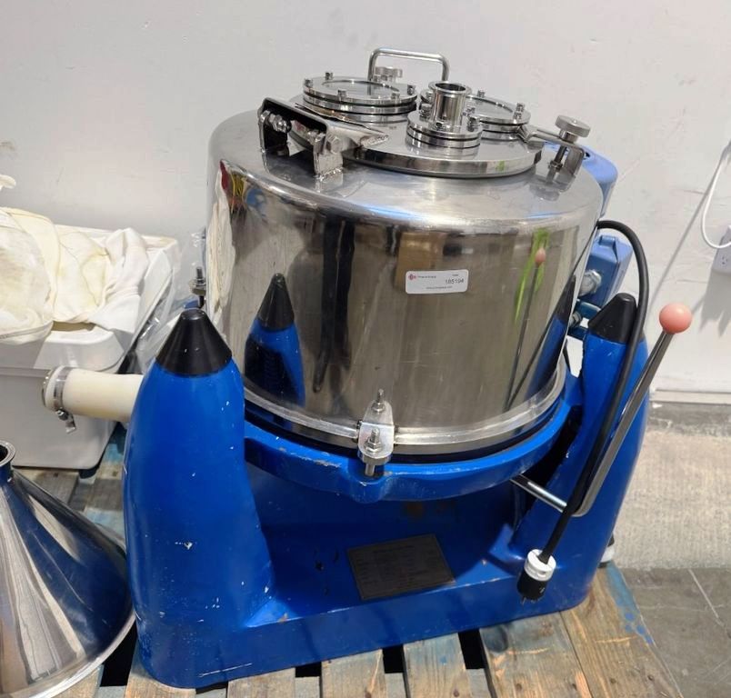 US Filtermaxx PTDM-25 perforate basket centrifuge, 316SS.