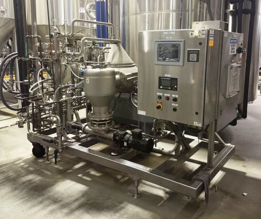 Westfalia GSC 60-06-077 Hydrostop clarifier skid, 316SS.