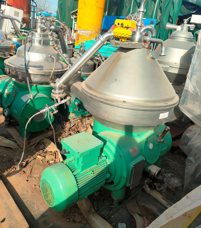 (2) Westfalia RSE 110-01-776 vegetable oil separators, 316SS.