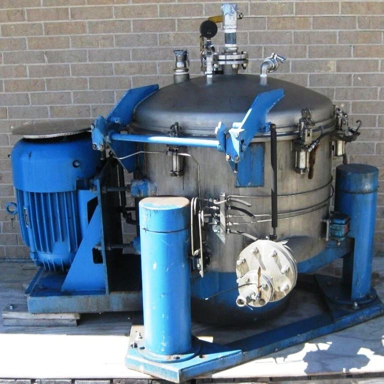 Western States EZ-300 30 x 18 perforate basket centrifuge, 316L SS.