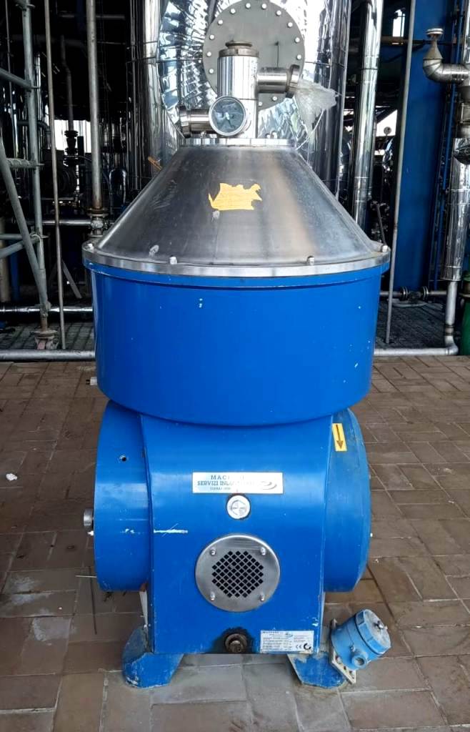 Macfuge 105 BDM 3S-P biodiesel washing separator, SS.