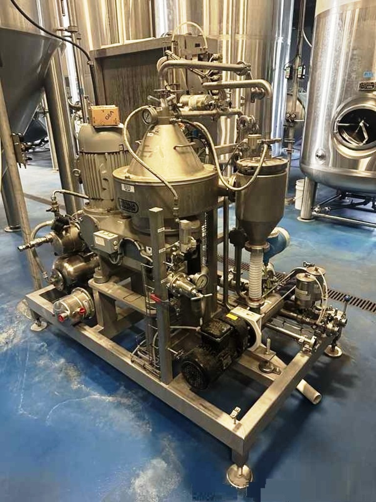 Westfalia GSC 18-06-077 Hydrostop clarifier skid, 316SS.