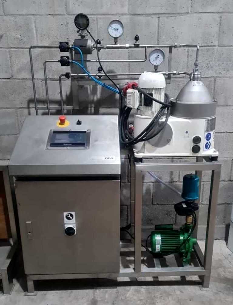 Westfalia HSD 1-06-107 biotech clarifier centrifuge, 316SS.