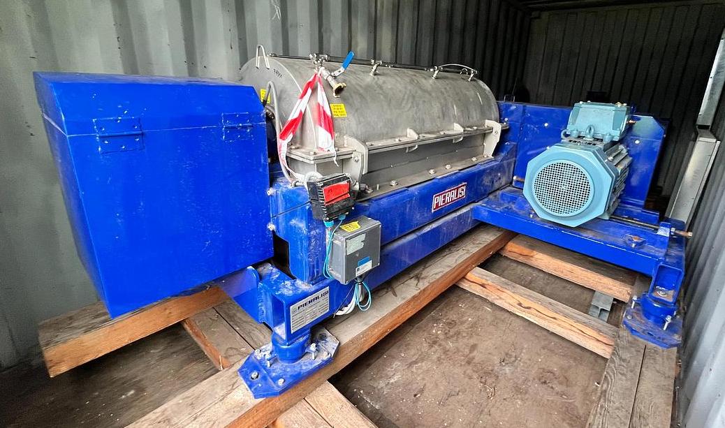 Pieralisi Jumbo Select decanter centrifuge, 316SS.