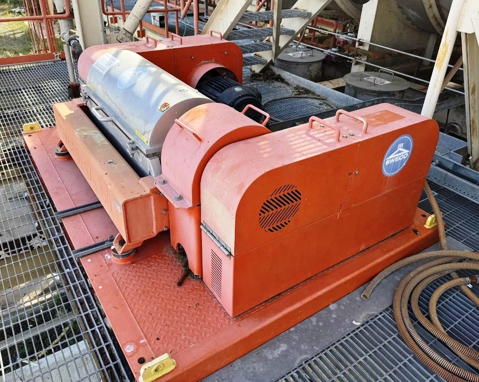 Sweco 414 XP oilfield decanter centrifuge, 316SS.