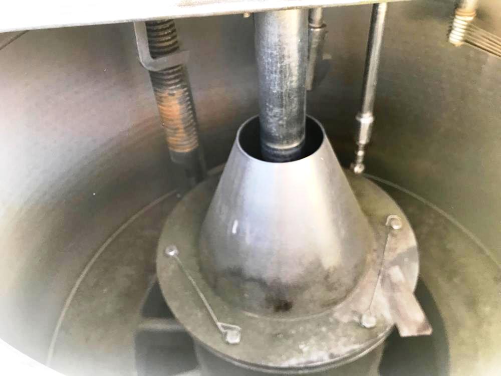 Tolhurst 40 x 24 perforate basket centrifuge, 316SS.