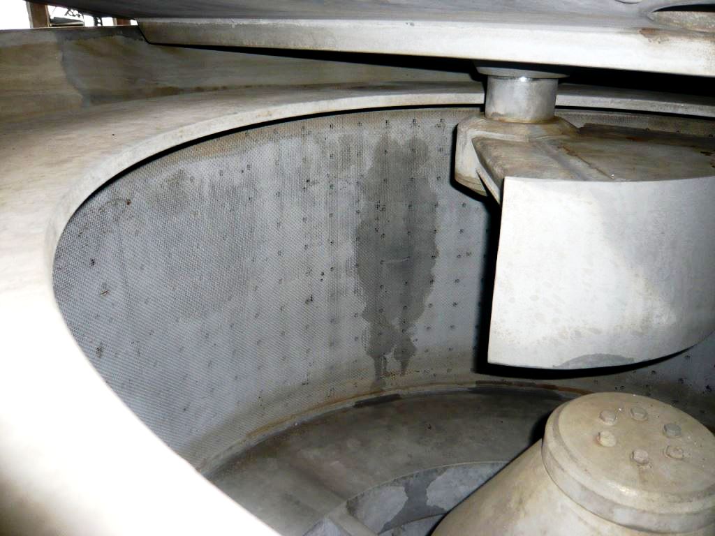 Ellerwerk 736 U-A perforate basket centrifuge, 316SS.       