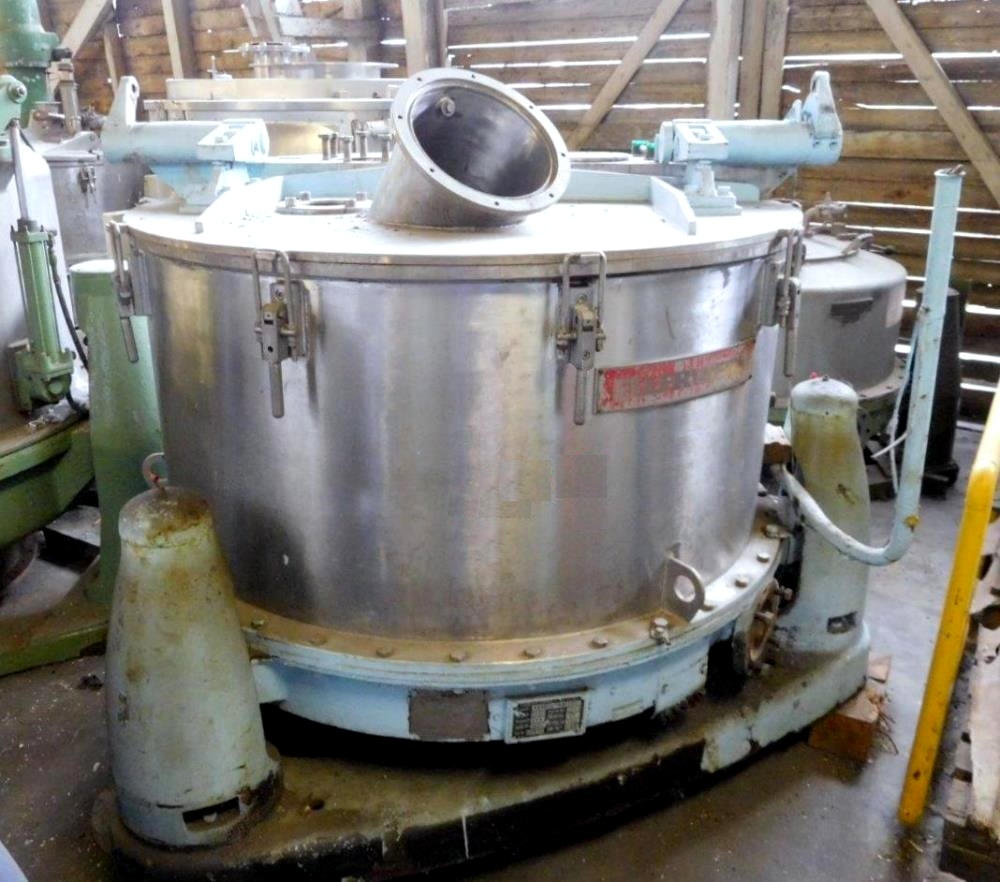 KMI/Ellerwerk 736 C perforated basket centrifuge, 316SS.