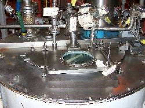 Tolhurst 48 x 24 perforated basket centrifuge, 316L SS.    