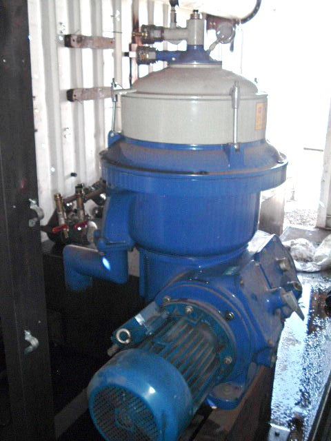 Alfa-Laval MOPX 207 SGT-24 oil purifier, SS.               