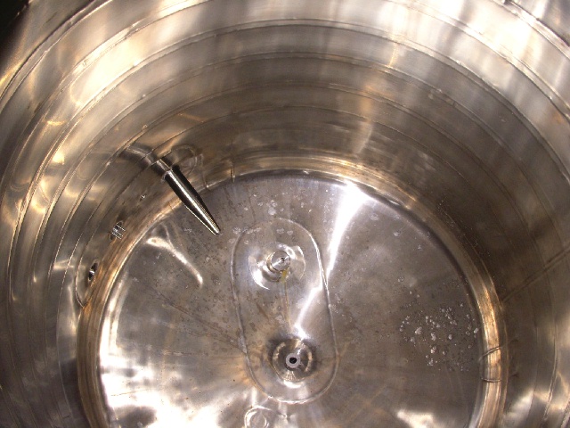 Precision Stainless 500 liter reactor, 316L SS.