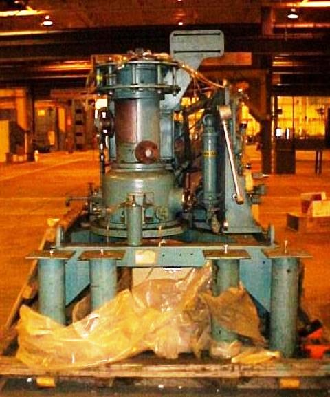 Sharples P850 vertical decanter centrifuge, 316SS.         
