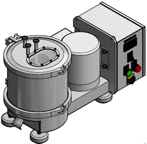 NEW: Western States SLC-5000 6 x 3.6 lab perforate basket centrifuge.