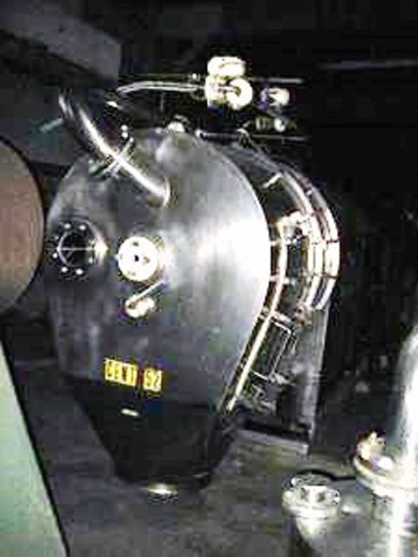 Heinkel HF 800 Inverting Filter centrifuge, Hastelloy.