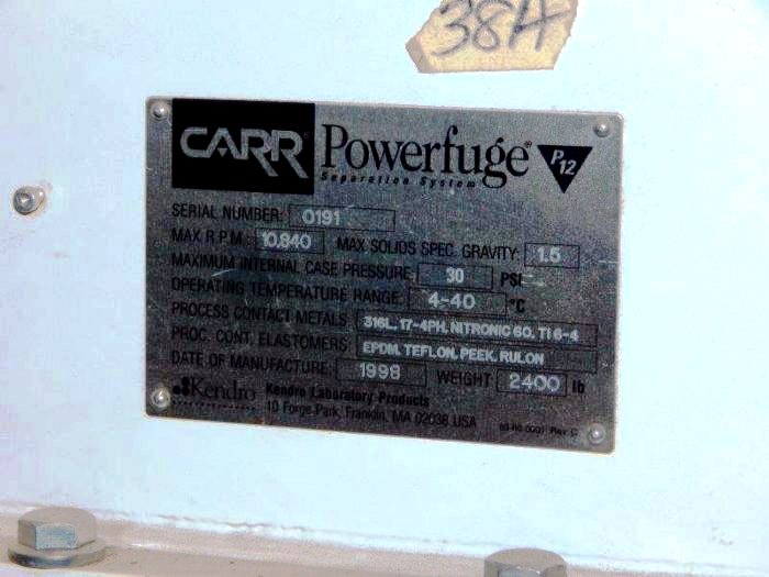 Carr P-12 Powerfuge Separation System, Titanium.