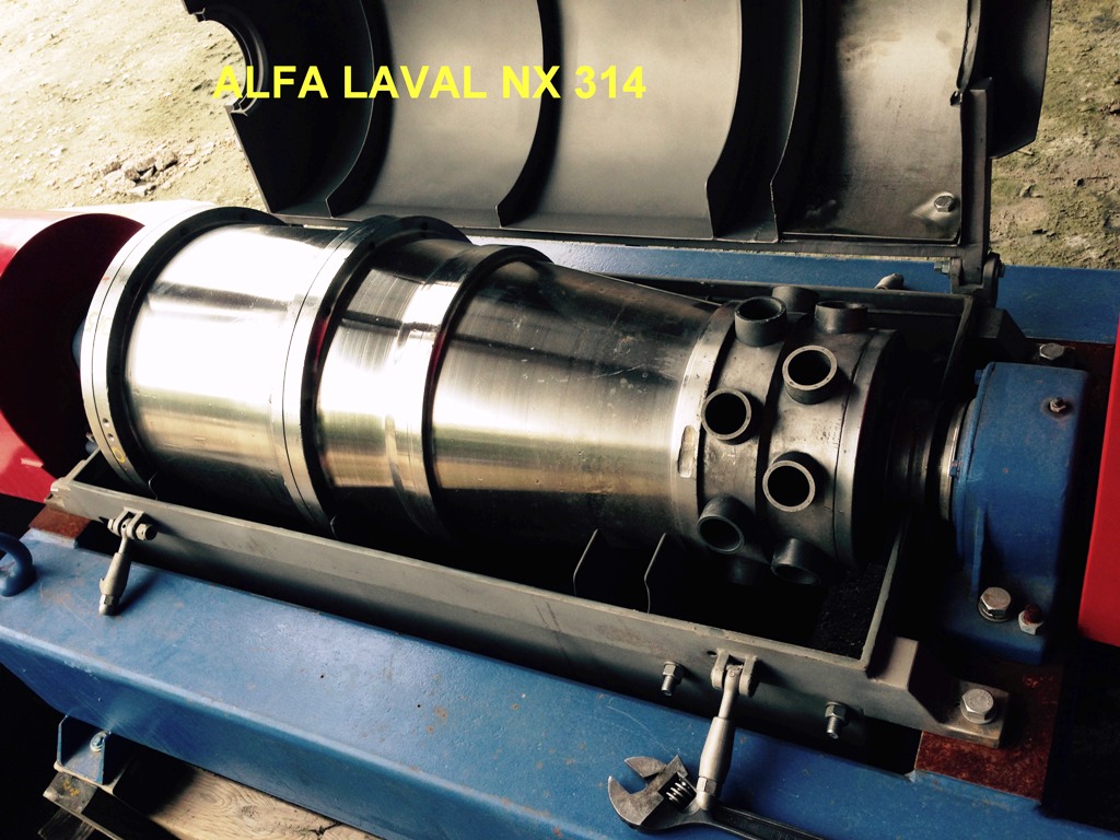 Alfa-Laval NX 314B-31G decanter centrifuge, 316SS.         