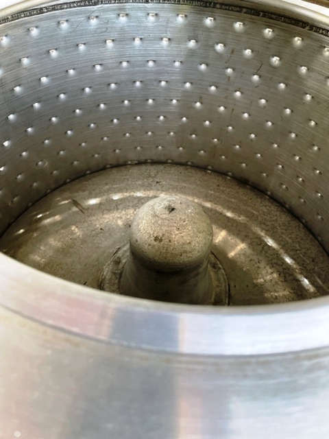 Bock FP-205 20 x 12 perforate basket centrifuge, 304SS.