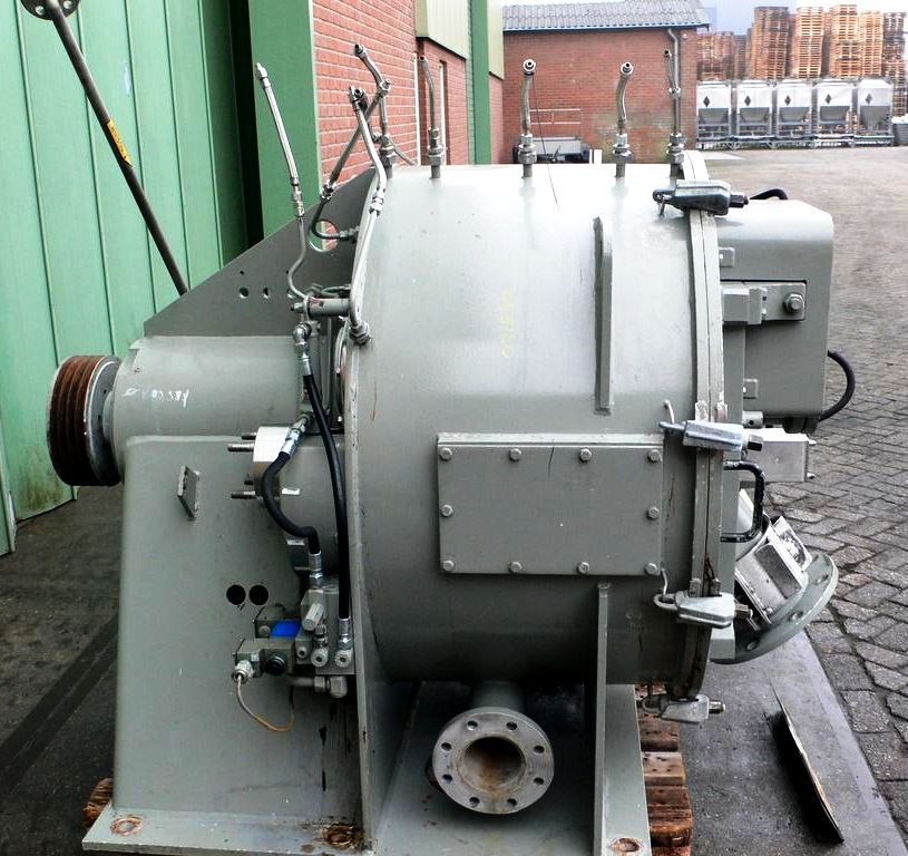 Krauss-Maffei HZ 80/1 Si 800/400mm peeler centrifuge, 316SS
