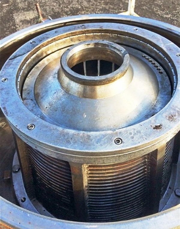 Sharples M-400 Cone-Jector centrifuge, SS.                 