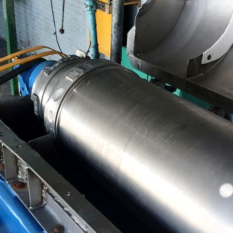 Sharples P3400 (14 x 48) tricanter centrifuge, 316SS.