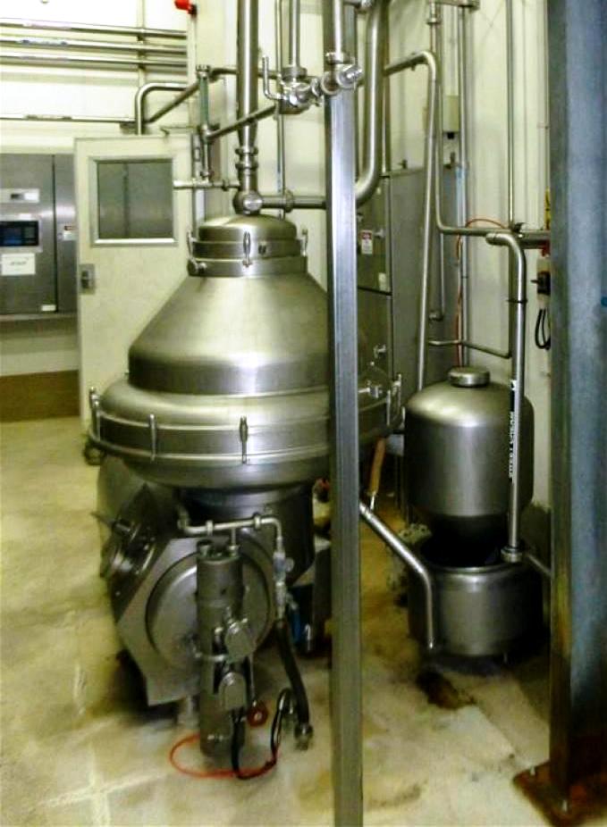 Alfa-Laval MRPX 318 TGV-74C-60 warm milk separator, 316SS.