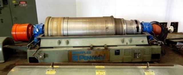 Sharples PM-75,000 Super-D-Canter centrifuge, 316SS.