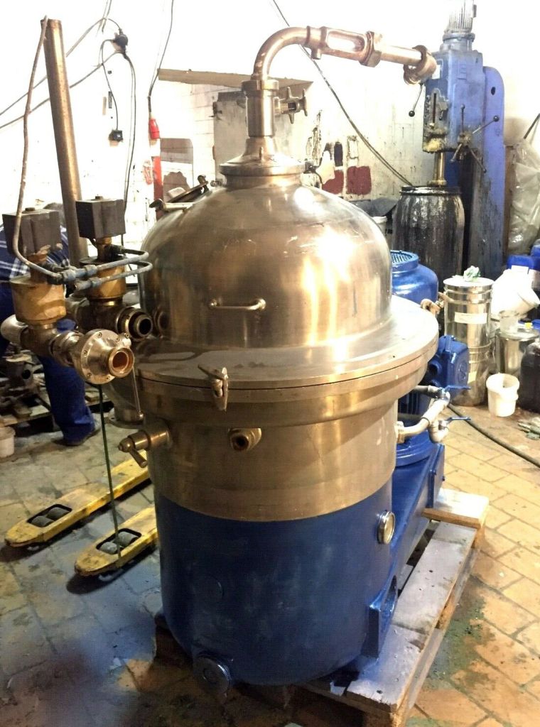 Westfalia SAMS 15037 clarifier centrifuge, 316SS.