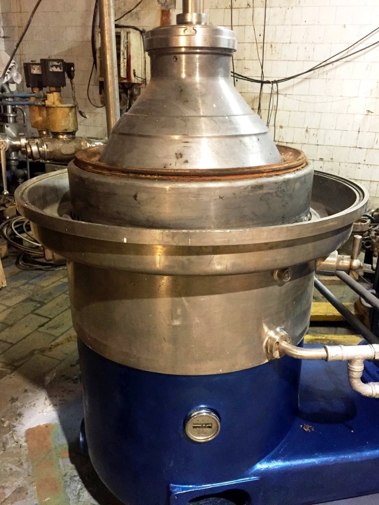 Westfalia SAMS 15037 clarifier centrifuge, 316SS.