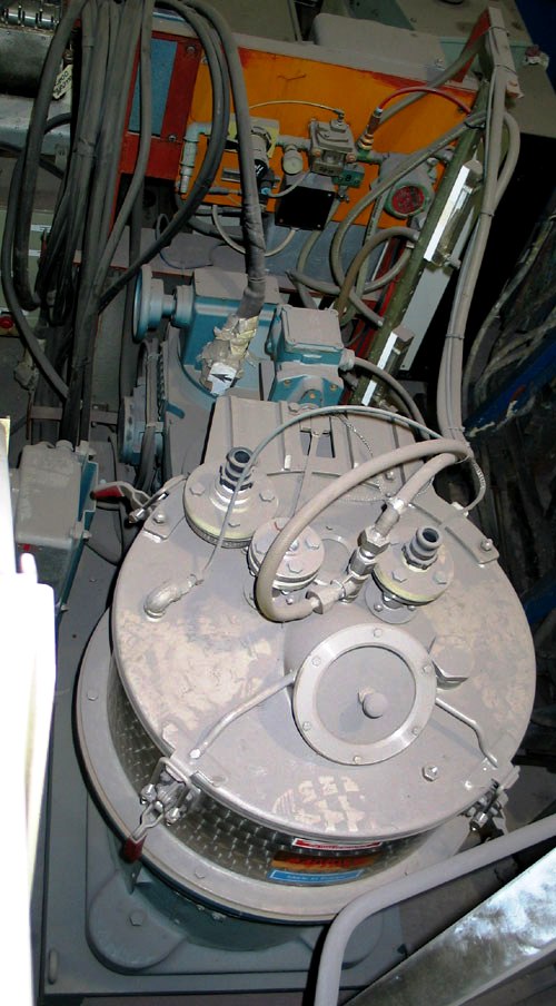 Rousselet RC 50 PXME perforate basket centrifuge, 316SS.