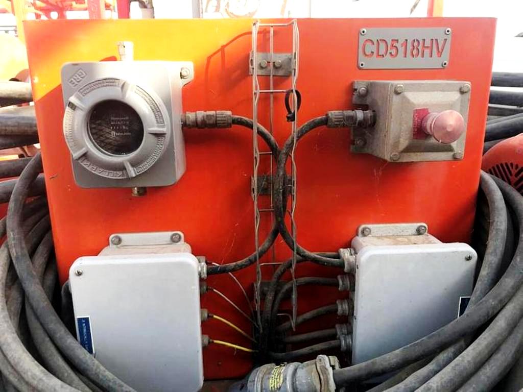 Swaco CD 518 HV oilfield decanter centrifuge skid, 316SS.